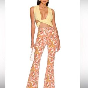 AFRM Skylar Jean in Retro‎ Floral Print from Revolve - size 25